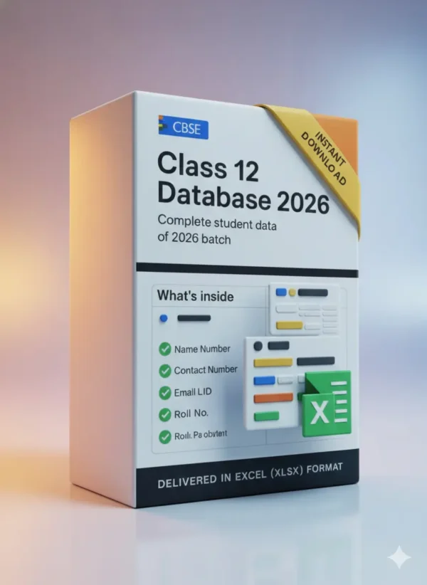 CBSE Class 12 Database 2026